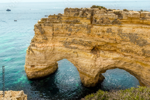 Elephant rock in Marinha beach, Algarve, Portugal