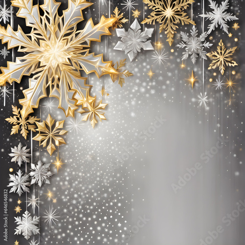 Holiday shimmering gold and silver background seq 39 of 43