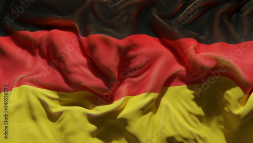 Abstract Germany Flag 3D Render (3D Artwork)