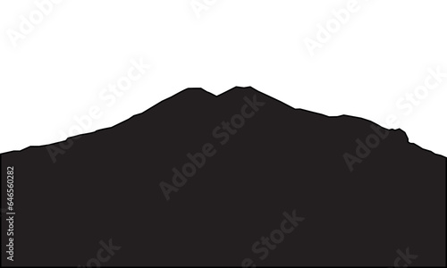 Mount Elbrus silhouette
