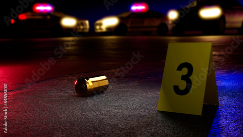 Crime scene, CSI investigation