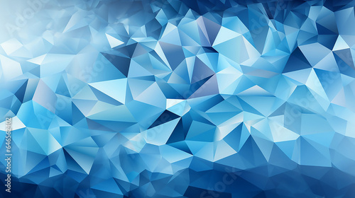 abstract blue crystal background