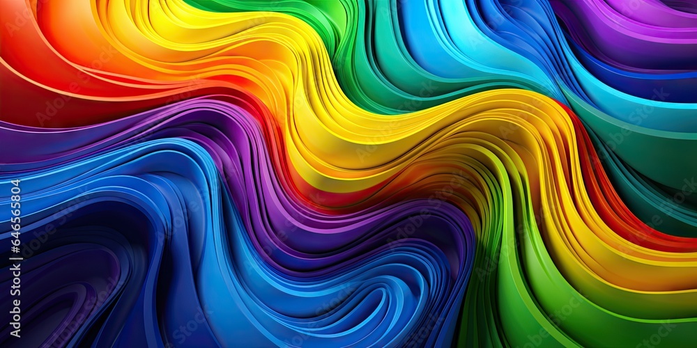 Colorful rainbow pattern
