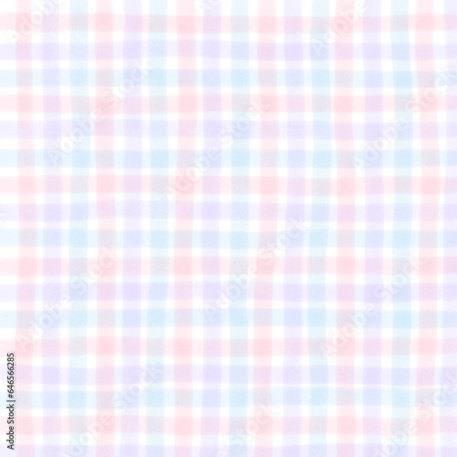Wallpaper Mural Pink Purple Blue Gingham Check Hand Drawn Background Torontodigital.ca