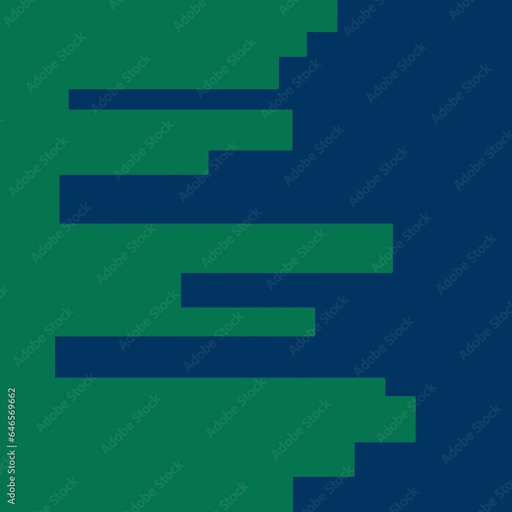 Interlocking blue and green background Interlocking blue and green background