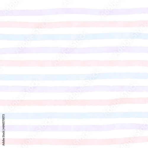 Pink Purple Blue Stripe Hand Drawn Background