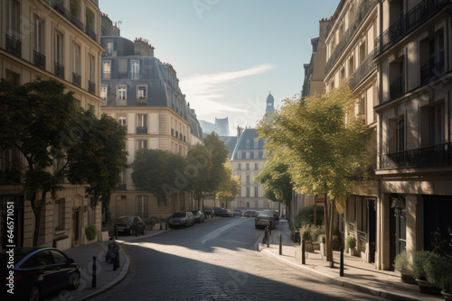 Photorealistic Paris: A Detailed Urban Portrait Landscape 
