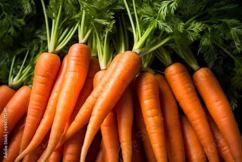 fresh farm carrots close up frame background wallpaper