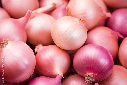 fresh red onions close up frame background wallpaper