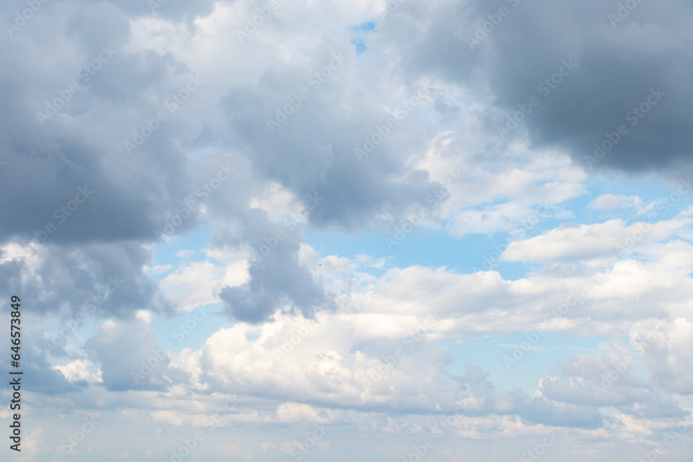 A dramatic sky and clouds on a beautiful clear day. A dramatic sky and clouds on a beautiful clear day.