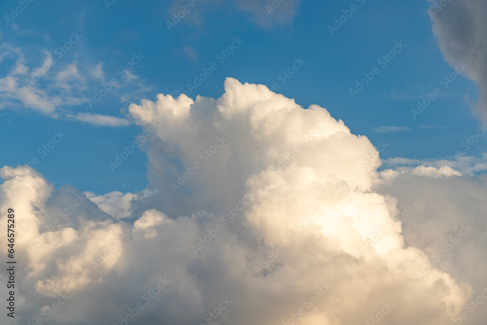 A dramatic sky and clouds on a beautiful clear day. A dramatic sky and clouds on a beautiful clear day.