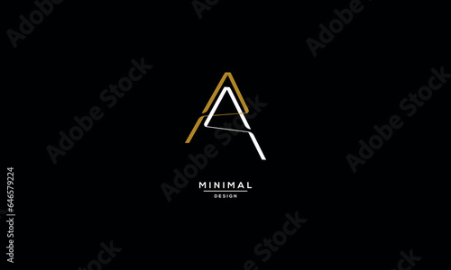 Alphabet Icon Logo Letter AA