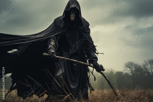 Grim Reaper, Some depictions take on a surreal or dreamlike quality, blurring the line between life and death