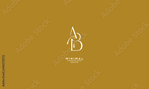 Alphabet Icon Logo Letter AB or BA