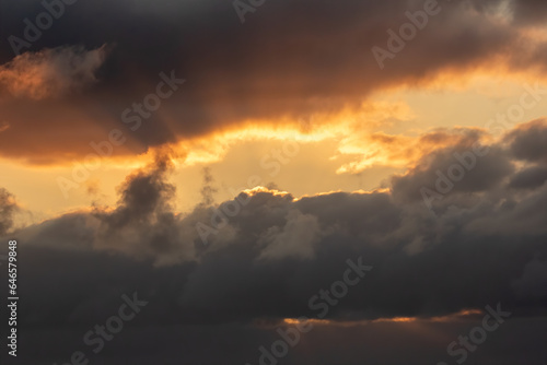 sunset in the clouds © Chris