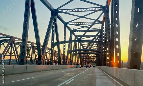 Bridge over sunset