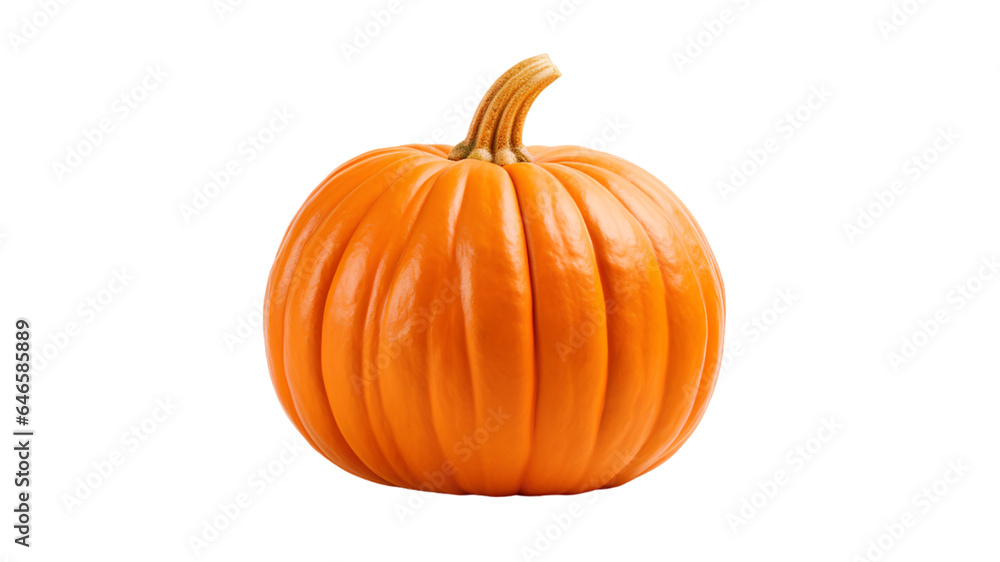 Fototapeta premium Halloween pumpkins without background. Pumpkin decoration with transparent background. Halloween decoration.