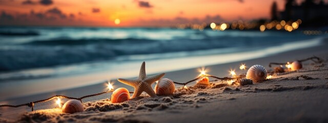 Embrace the sun-drenched beach for festive gatherings, whether it's Christmas or New Year's Eve.