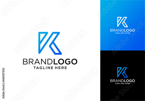 Letter K Logo Icon Vector Template 
