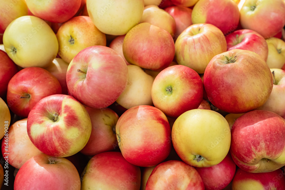Fresh ripe apples as background. Full frame shot of red apples. Fresh red apples from the market. Fresh ripe apples as background. Full frame shot of red apples. Fresh red apples from the market.