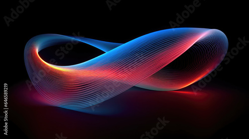 Abstract Infusion Wavy Background, Generative AI