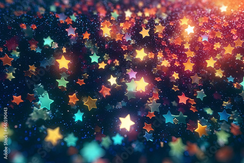 Abstract Stars Background, Generative AI