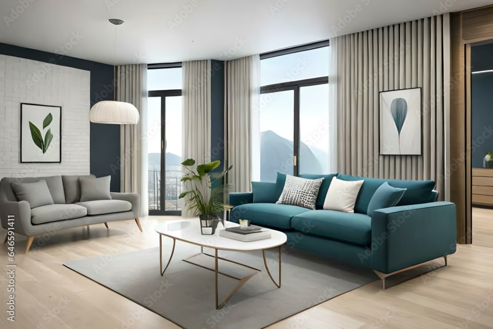 Living room scandinavian style interior design Living room scandinavian style interior design