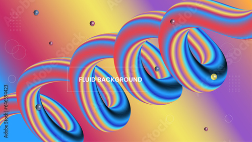 Colorful fluid background.
