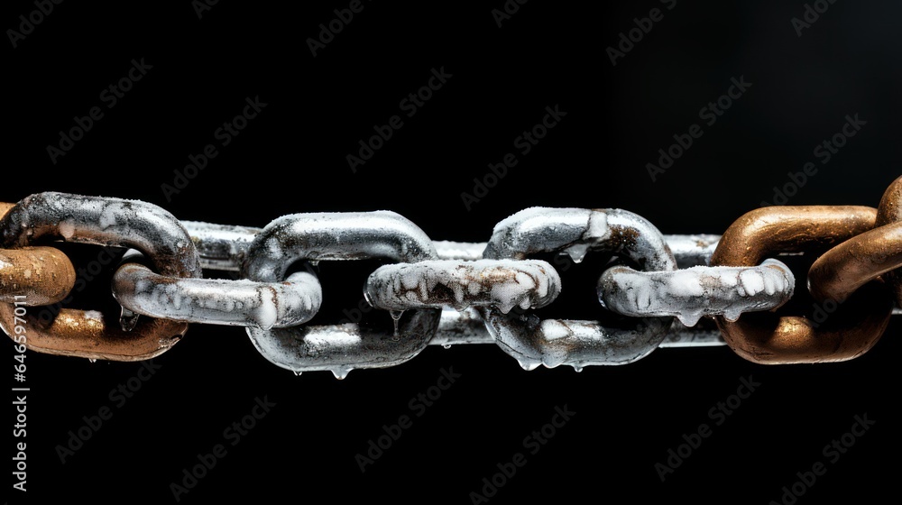 close up of a chain close up of a chain
