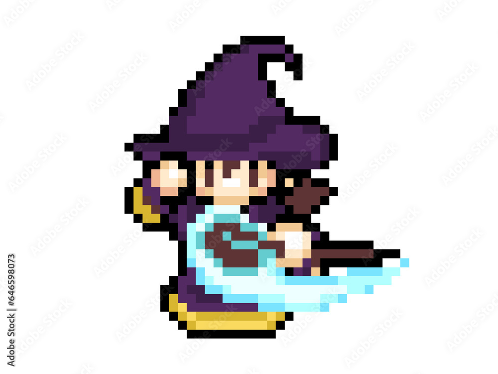 Obraz premium RPG風魔法使い