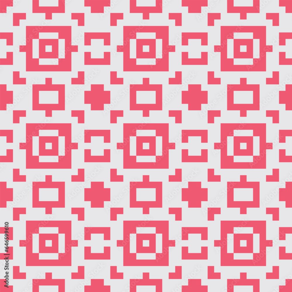 Pixel abstract pattern