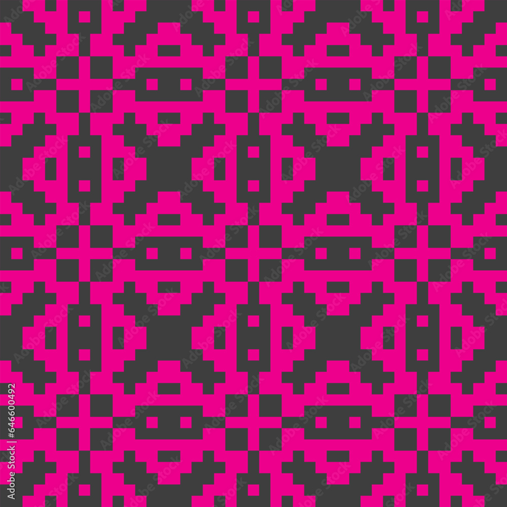 Fototapeta premium Pixel abstract pattern