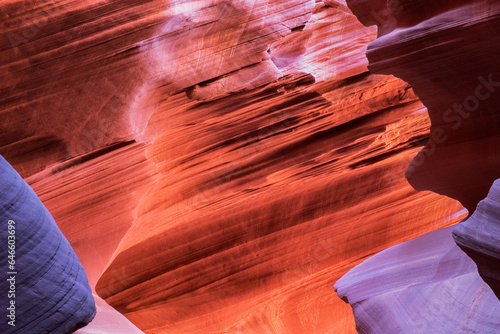 Beautiful Lower Antelope Canyon on the navajo reservation, Arizona, USA