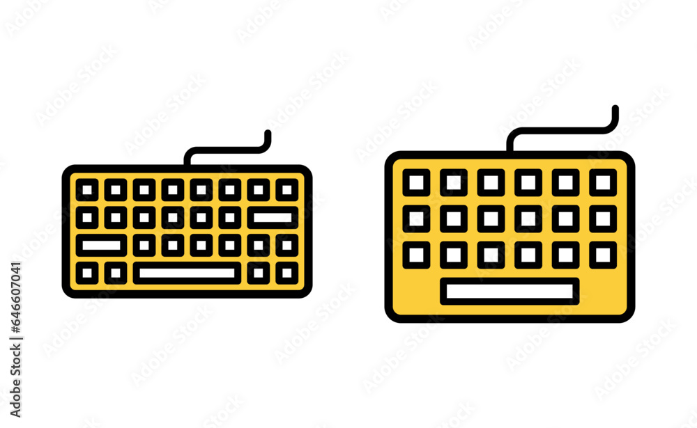Keyboard icon set for web and mobile app. keyboard sign and symbol Keyboard icon set for web and mobile app. keyboard sign and symbol