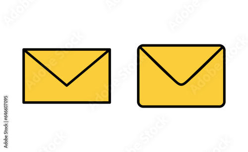 Mail icon set tor for web and mobile app. email sign and symbol. E-mail icon. Envelope icon