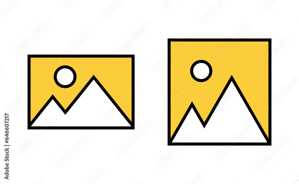 Picture icon set for web and mobile app. photo gallery sign and symbol. image icon Picture icon set for web and mobile app. photo gallery sign and symbol. image icon