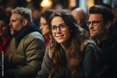 Support Group. People in a support group sharing personal stories, highlighting the complexities of human emotions and struggles. Generative AI.