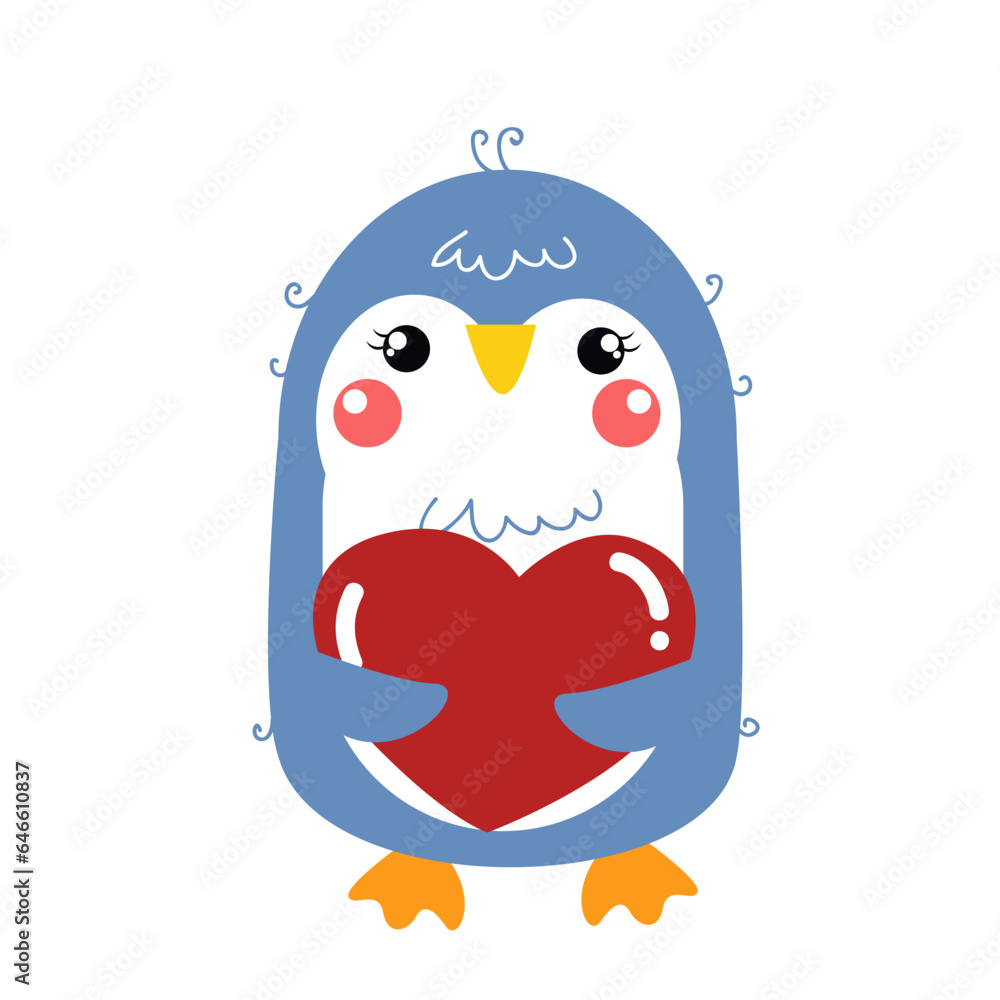 Fototapeta premium Cute Pinguin With Pose