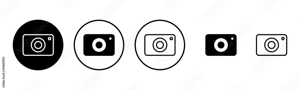 Camera icon set illustration. photo camera sign and symbol. photography icon. Camera icon set illustration. photo camera sign and symbol. photography icon.