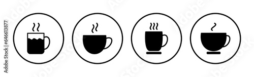 Cup coffee icon vector. coffee cup icon. mug