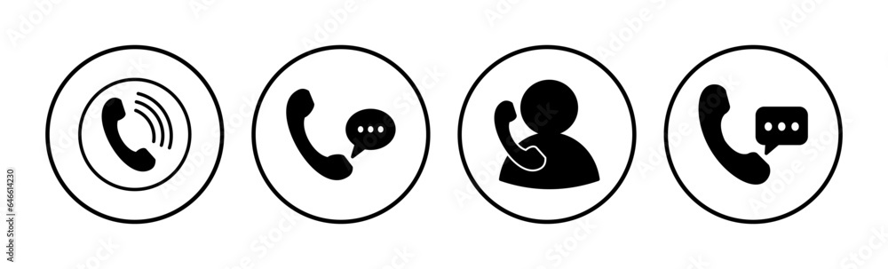 Call icon vector. phone icon vector Call icon vector. phone icon vector