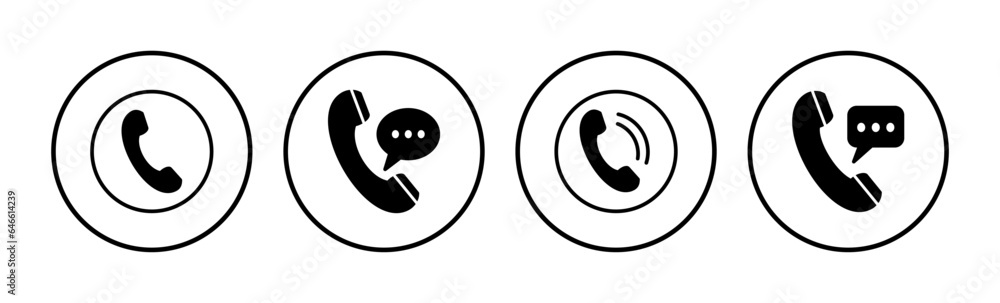 Call icon vector. phone icon vector Call icon vector. phone icon vector