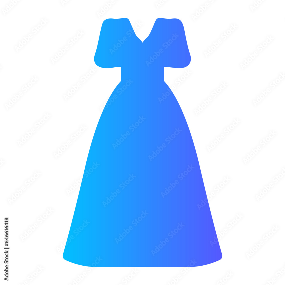 dress gradient icon
