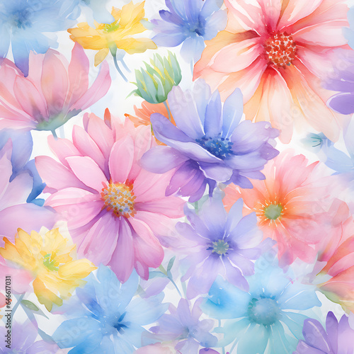 abstract floral background,pastel flofwes.