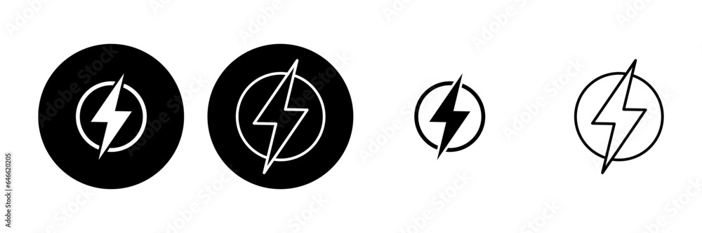Power icon set. Power Switch Icon. Electric power Power icon set. Power Switch Icon. Electric power