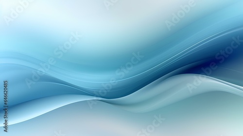 Beautiful original wide format blurred background with smooth color transitions in gray-blue tones for represent a product. clean background for product promotion. generative AI