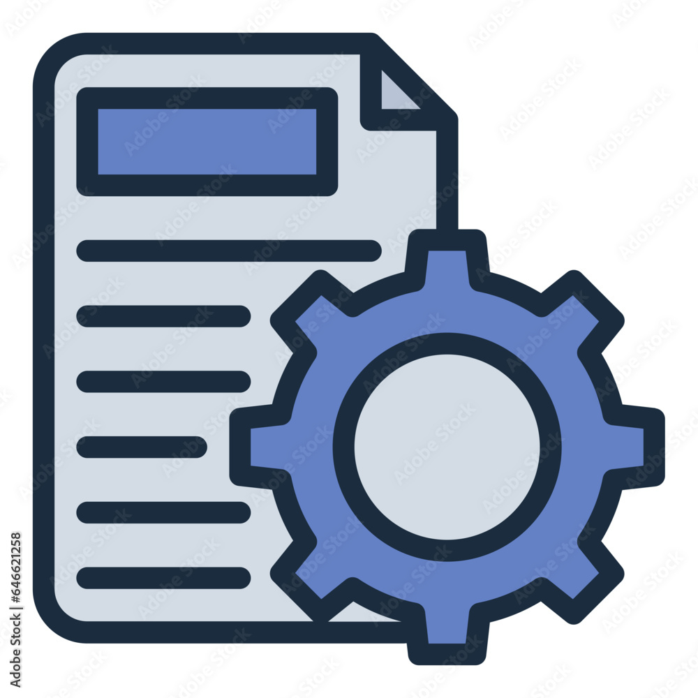 Project Management filled line icon Project Management filled line icon