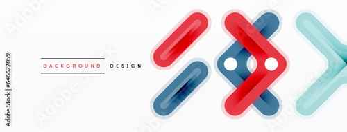 Minimal geometric background cross line. Design for wallpaper, banner, background, landing page, wall art, invitation, prints, posters