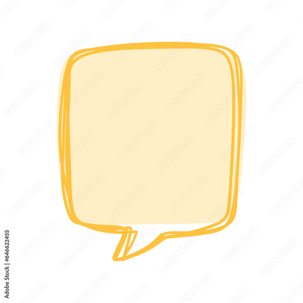 Speech Bubble for text Box Cartoon Doodle Vector Illustration Speech Bubble for text Box Cartoon Doodle Vector Illustration