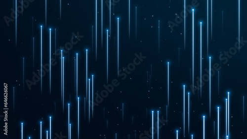 Abstract background business technology Animation wave pattern . Digital dynamic wave of particles. Abstract dark futuristic background.